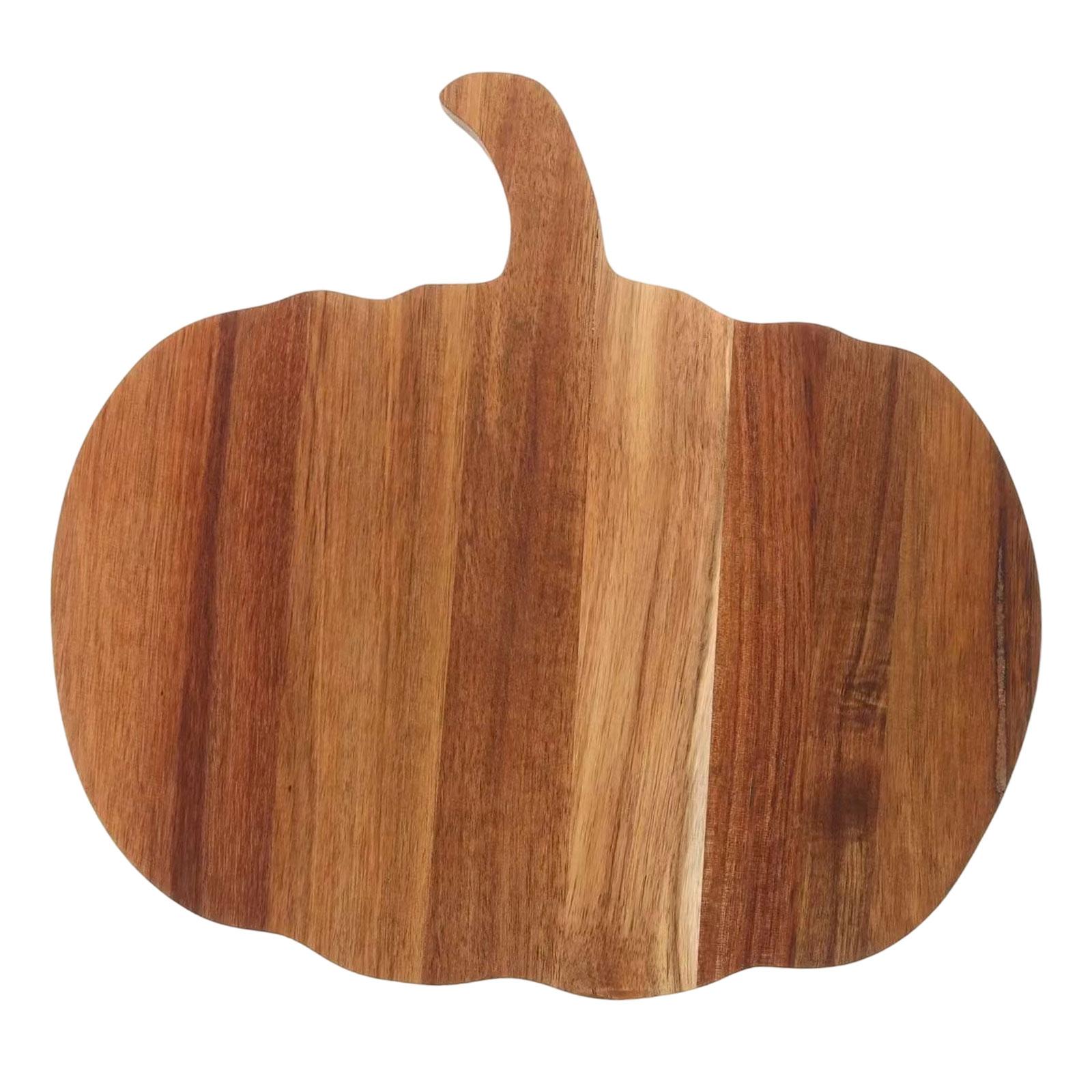 Meal Prep Chef - Halloween Pumpkin Shaped Cutting Board Wood