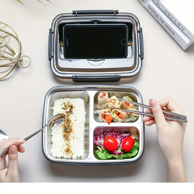 Stainless Bento Box - Easy-Clean Bento Container For Students &
