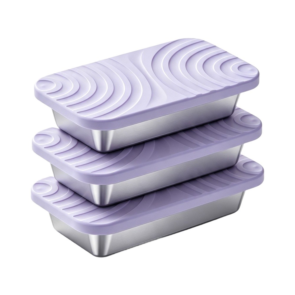 Meal Prep Weekly - Lunch Box Set 3PCS 800ml 304