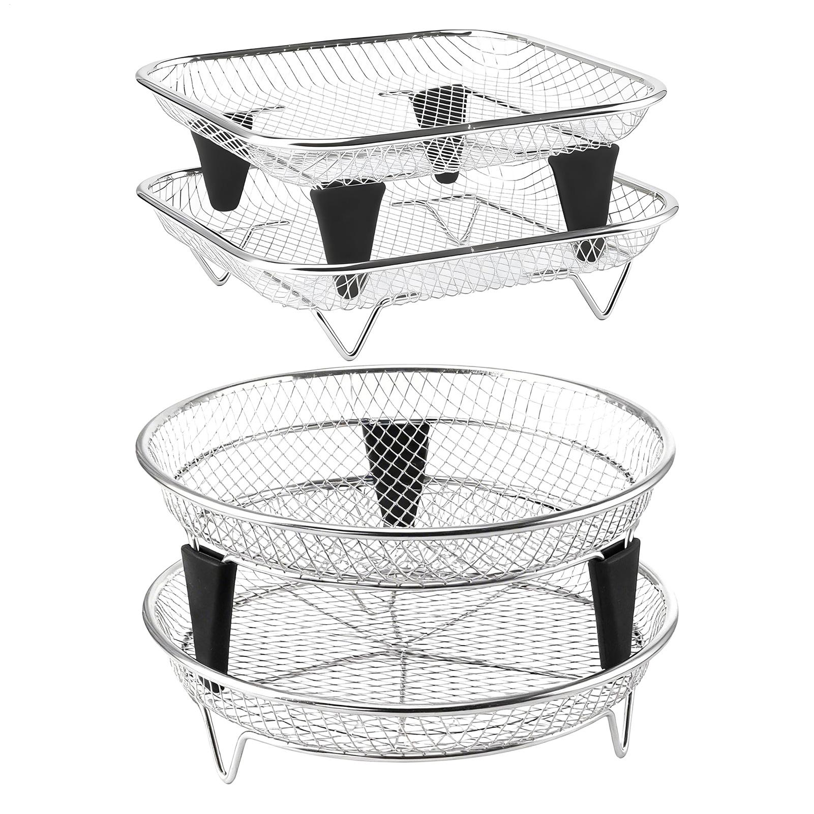 Air Fryer Basket Stainless Ste - Meal Prep Chef recension och pris