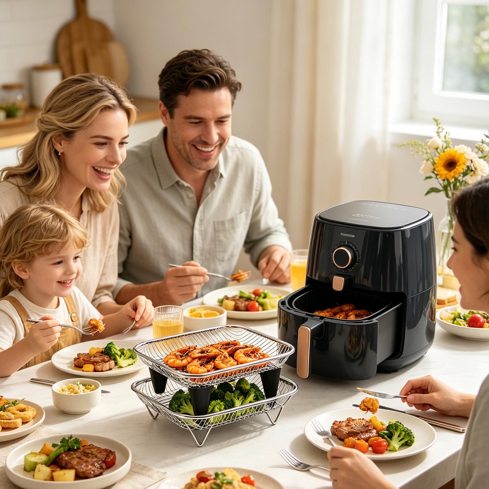 Air Fryer Basket Stainless Ste - Meal Prep Chef recension och pris