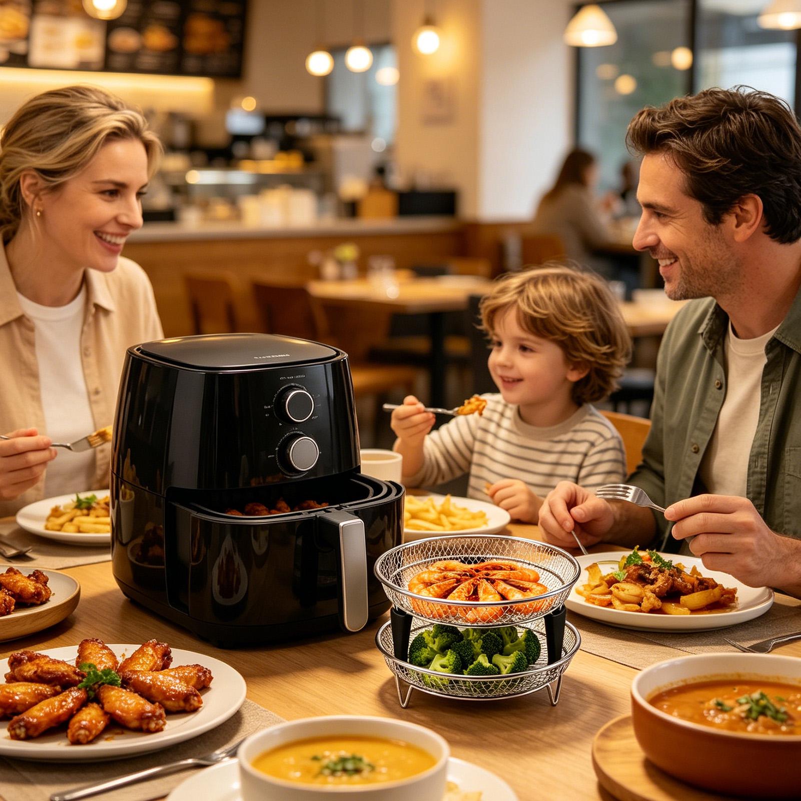 Air Fryer Basket Stainless Ste - Meal Prep Chef recension och pris