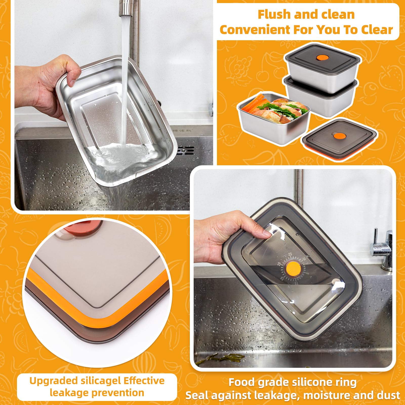 Stainless Steel Camping Lunch  - Stainless Bento Box recension och pris