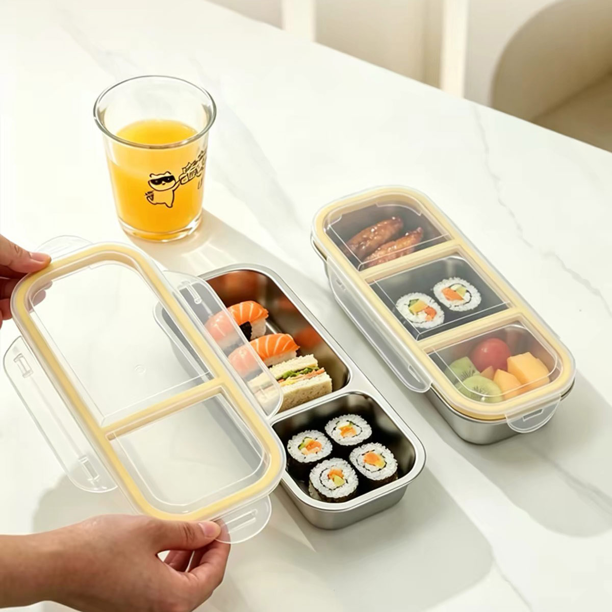 Stainless Steel Food Storage B - Stainless Bento Box recension och pris