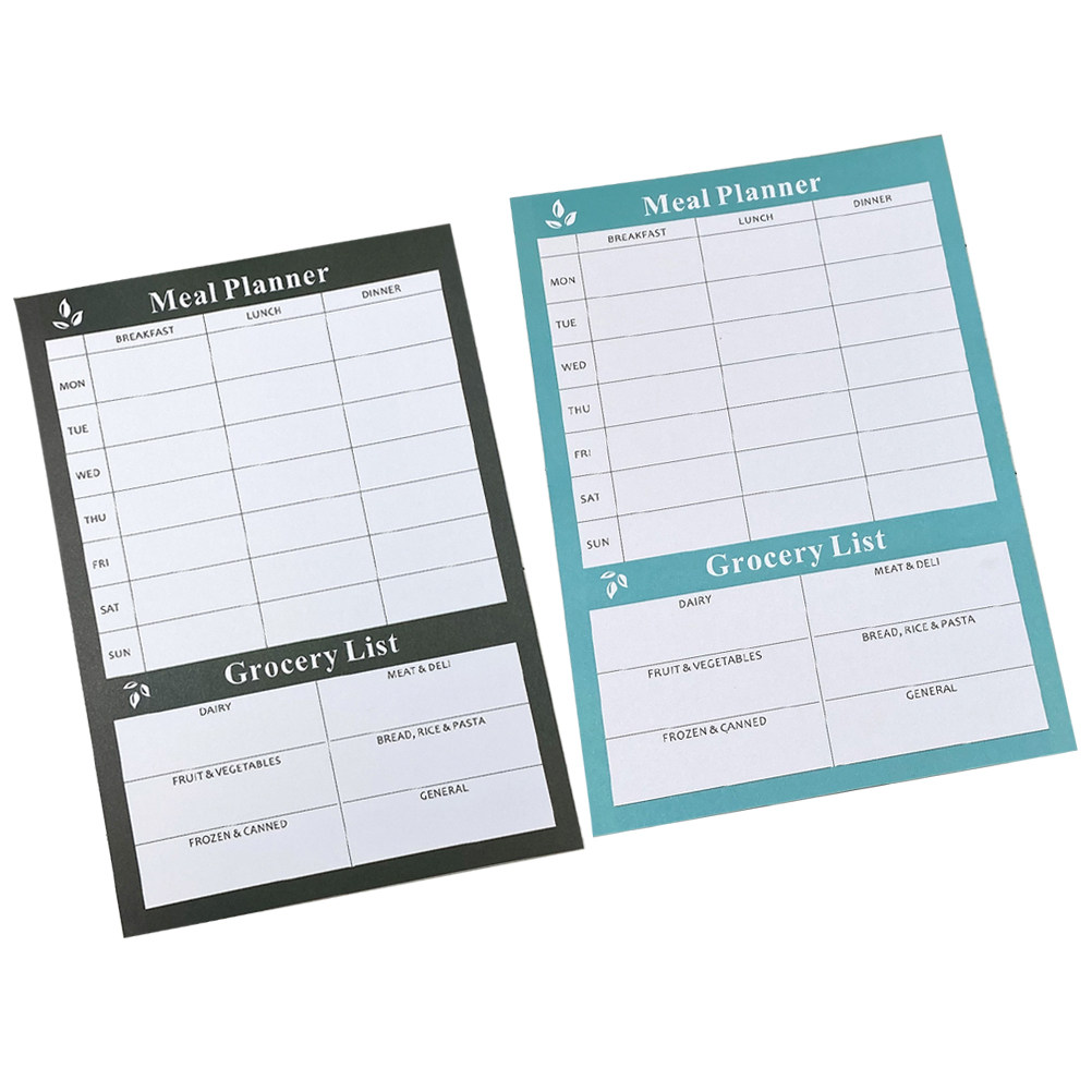 2Pcs Chic Weekly Meal Planning - Meal Prep Weekly recension och pris