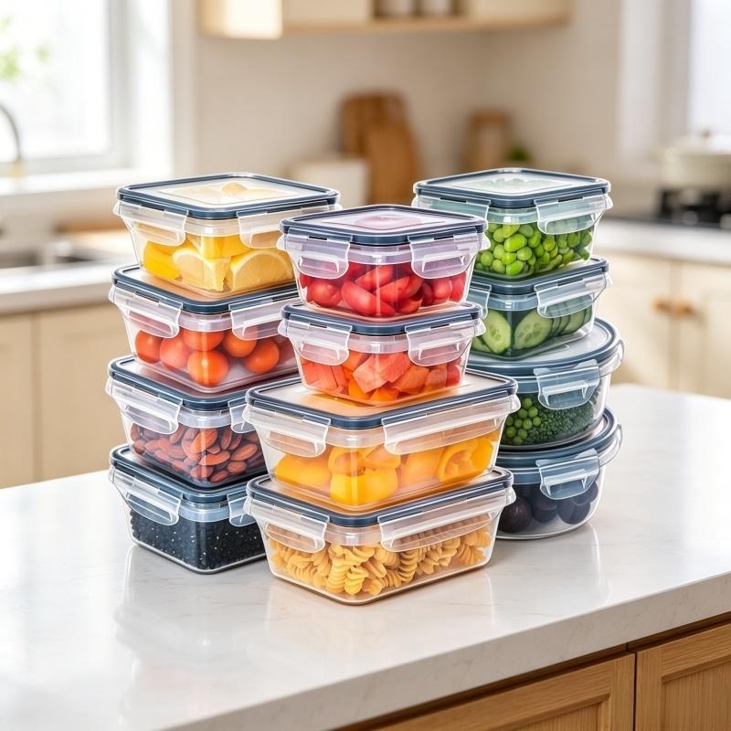 12pcs Airtight Food Storage Co - Meal Prep Veggie recension och pris