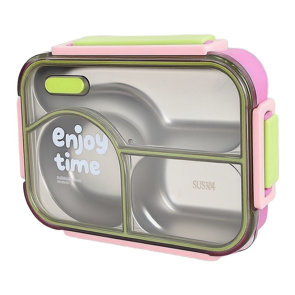 650ml 3 Compartment Leakproof  - Meal Prep Yellow recension och pris
