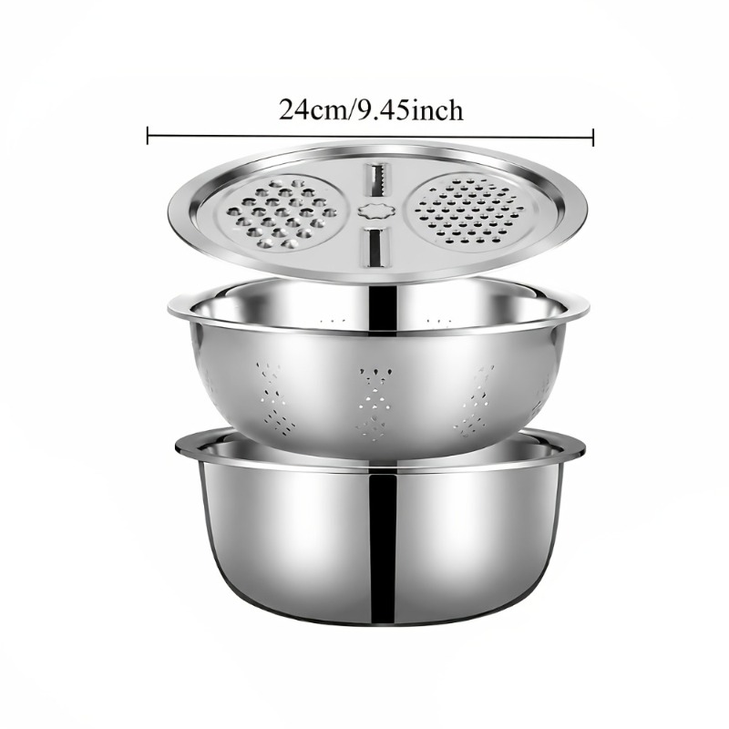 3pcs Stainless Steel Kitchen C - Meal Prep Chef recension och pris
