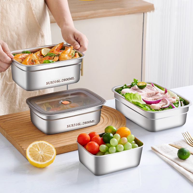 Food Grade 316 Stainless Steel - Stainless Bento Box recension och pris