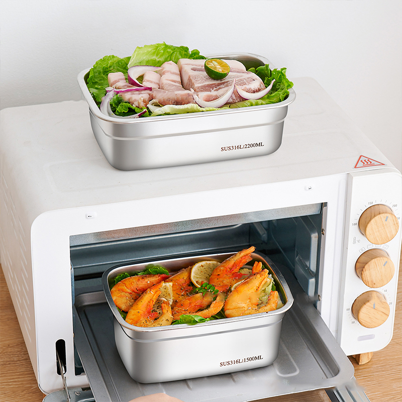 Food Grade 316 Stainless Steel - Stainless Bento Box recension och pris
