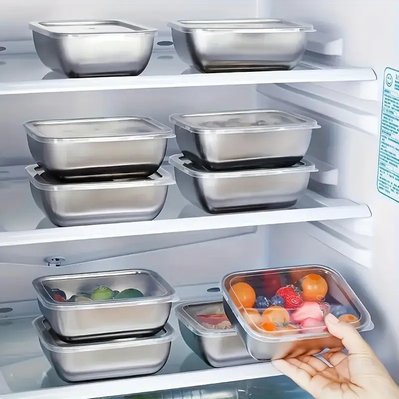 5-Piece Stainless Steel Food S - Meal Prep Chef recension och pris