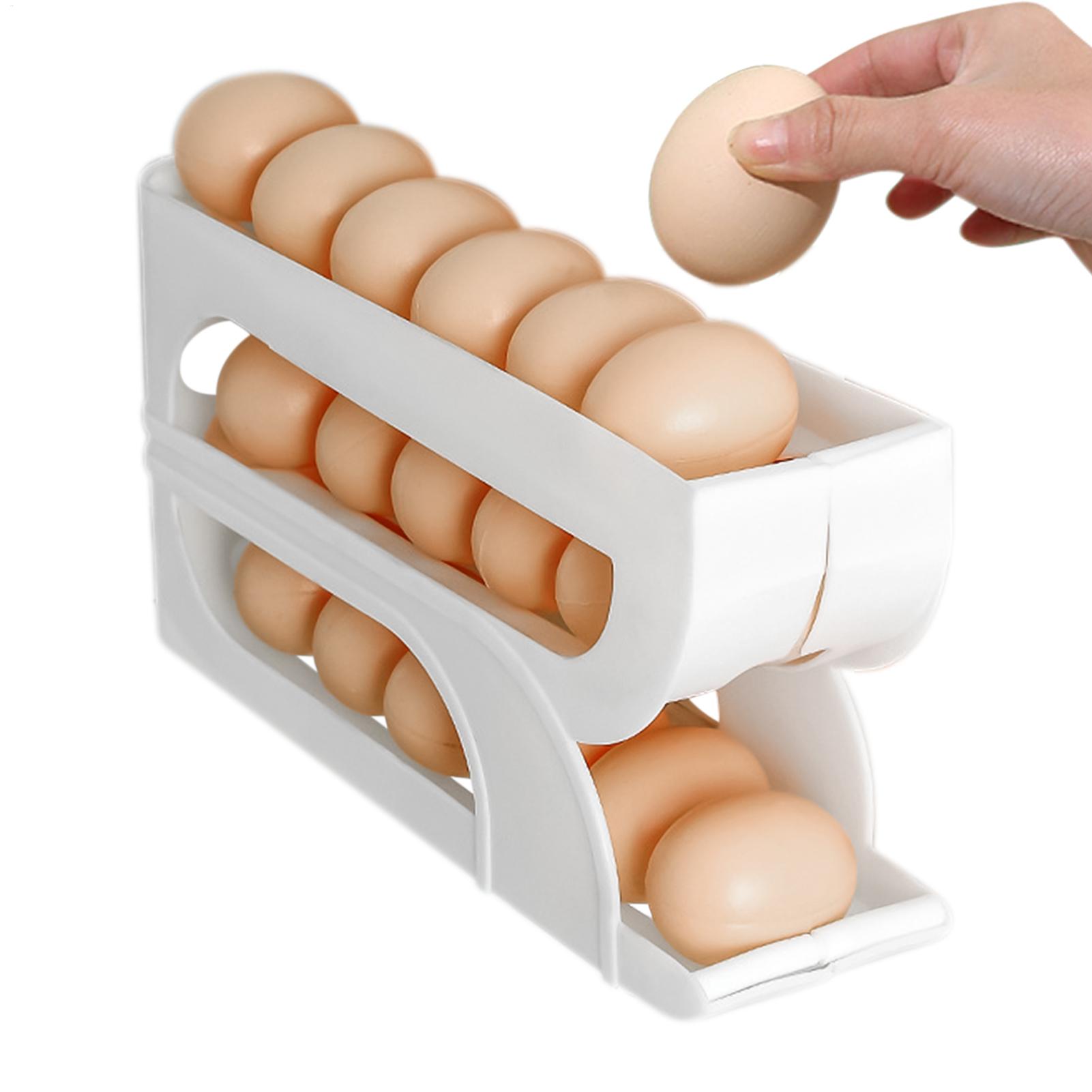 Egg Container for Refrigerator - Meal Prep Yellow recension och pris