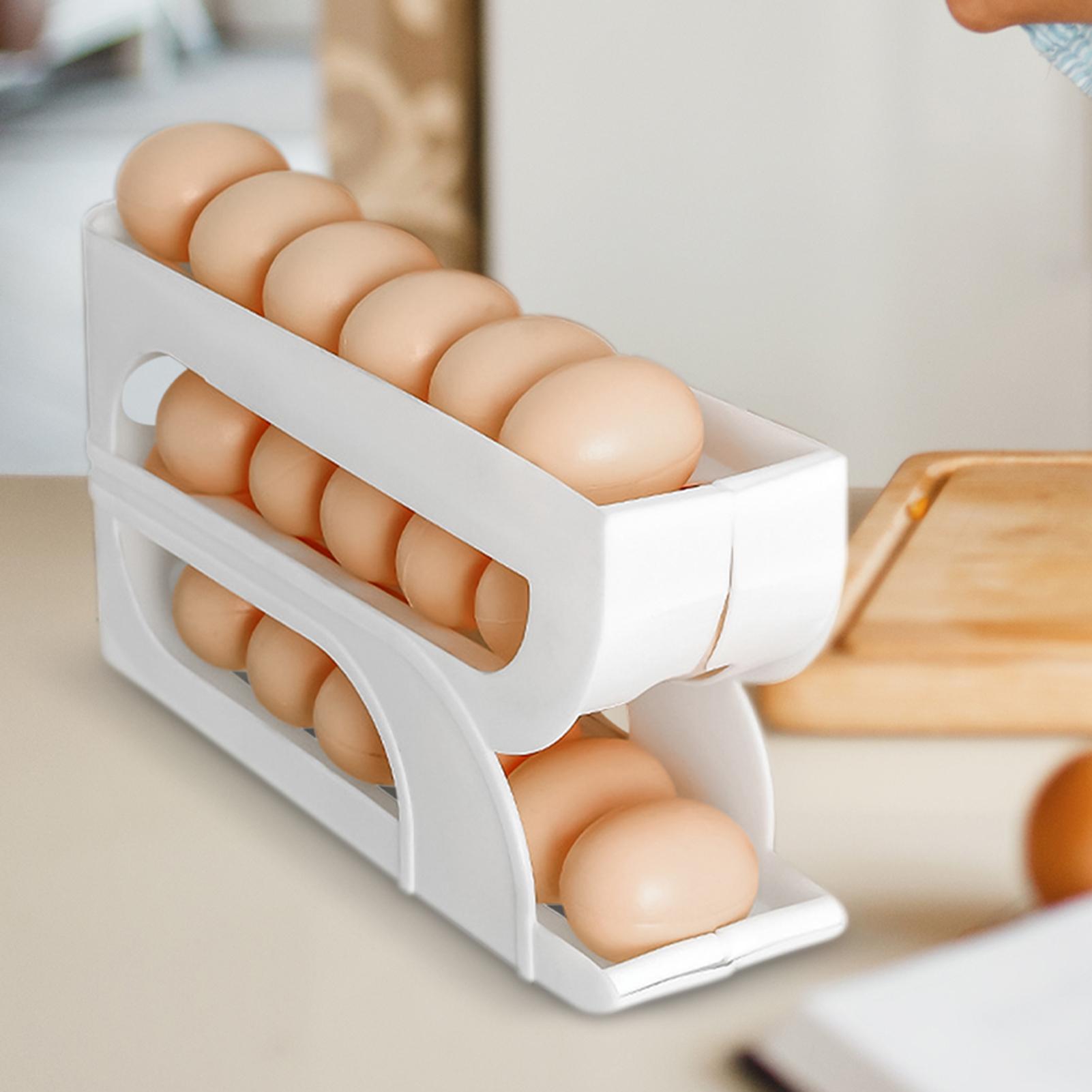 Egg Container for Refrigerator - Meal Prep Yellow recension och pris