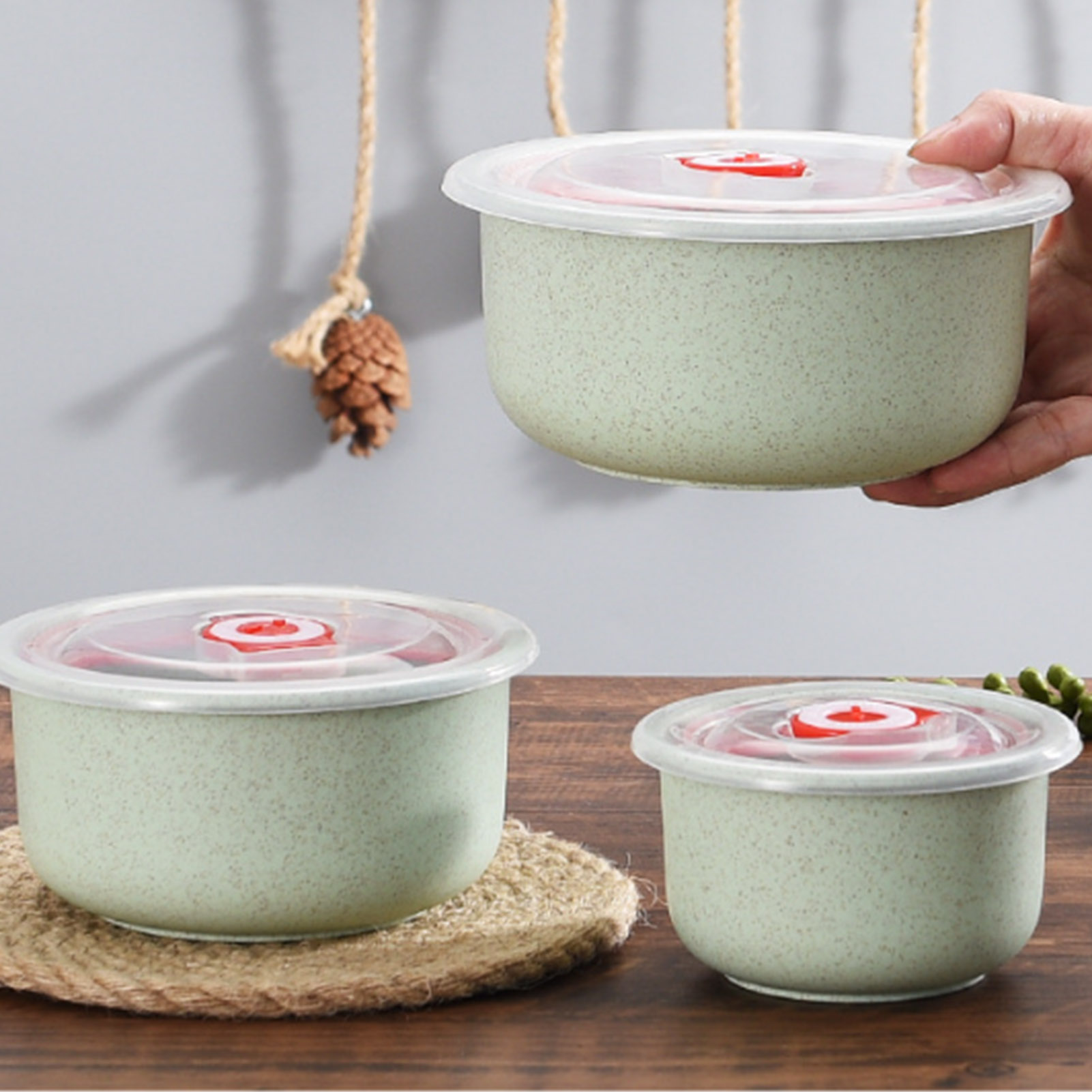3pcs Food Storage Containers B - Meal Prep Chef recension och pris