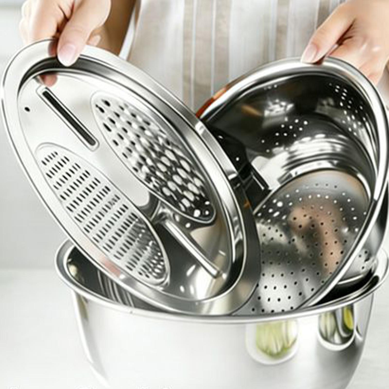Stainless Steel Colander Strai - Meal Prep With Rice recension och pris