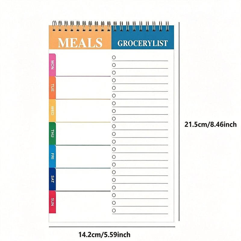 Weekly Meal Planner Notepad 5. - Meal Prep Weekly recension och pris