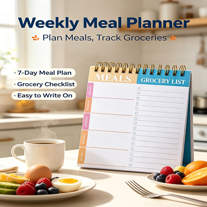 Weekly Meal Planner Notepad 5. - Meal Prep Weekly recension och pris