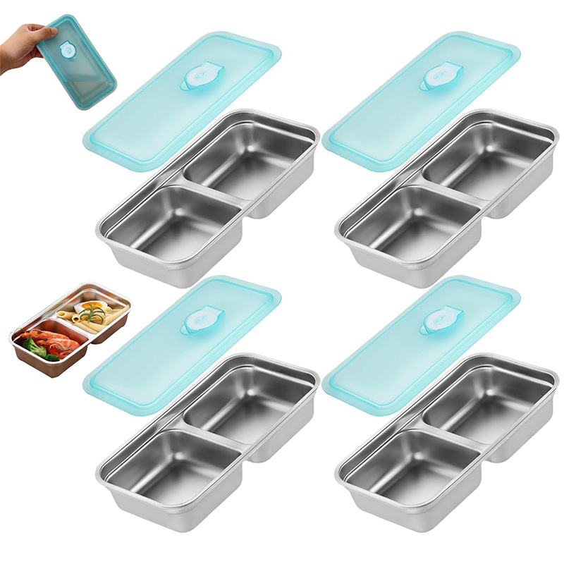 Portable Stainless Steel Fresh - Stainless Bento Box recension och pris