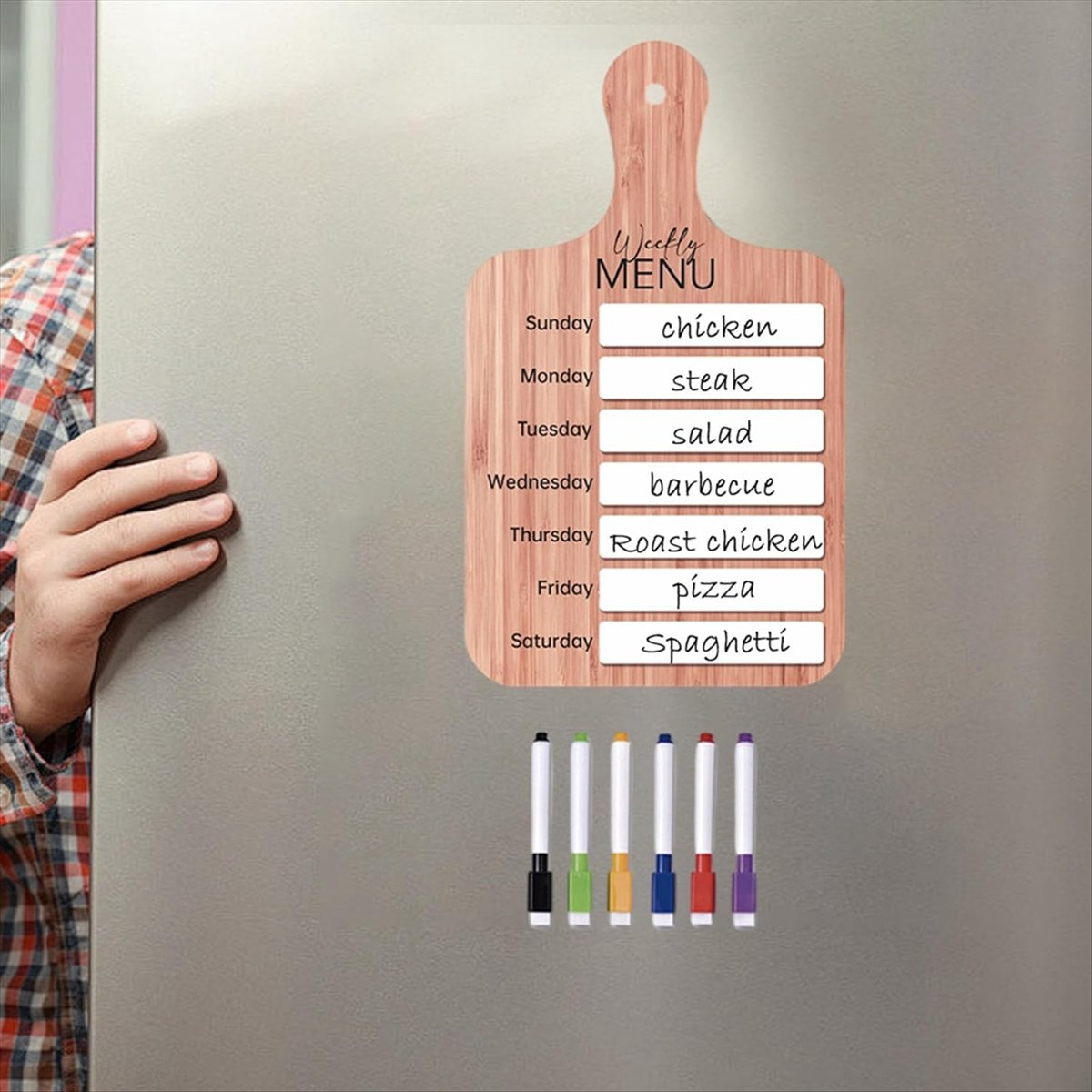FOR HOME Fridge Meal Planner,  - Meal Prep Weekly recension och pris