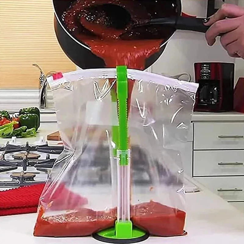 Adjustable Baggy Rack Holder S - Meal Prep Ziplock recension och pris
