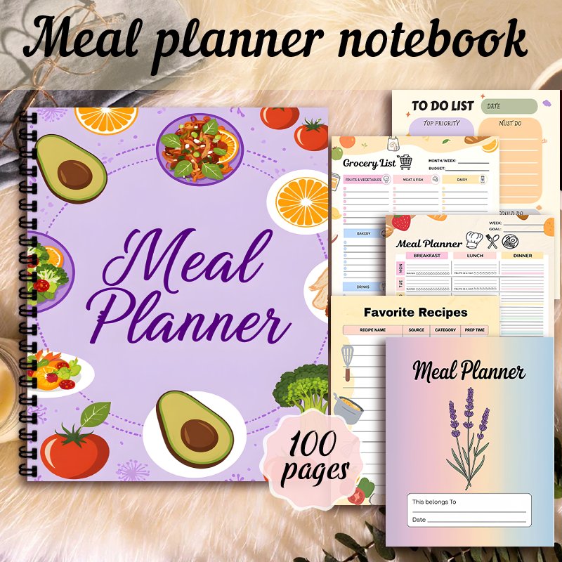 Meal Planner, Meal Prep Planne - Meal Prep Weekly recension och pris