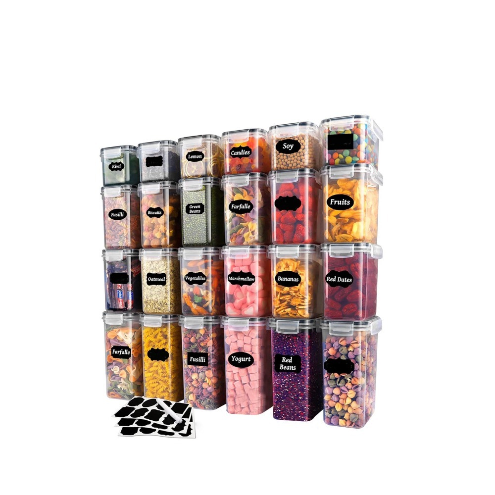 24Pcs Sealed Food Storage Cont - Meal Prep With Rice recension och pris