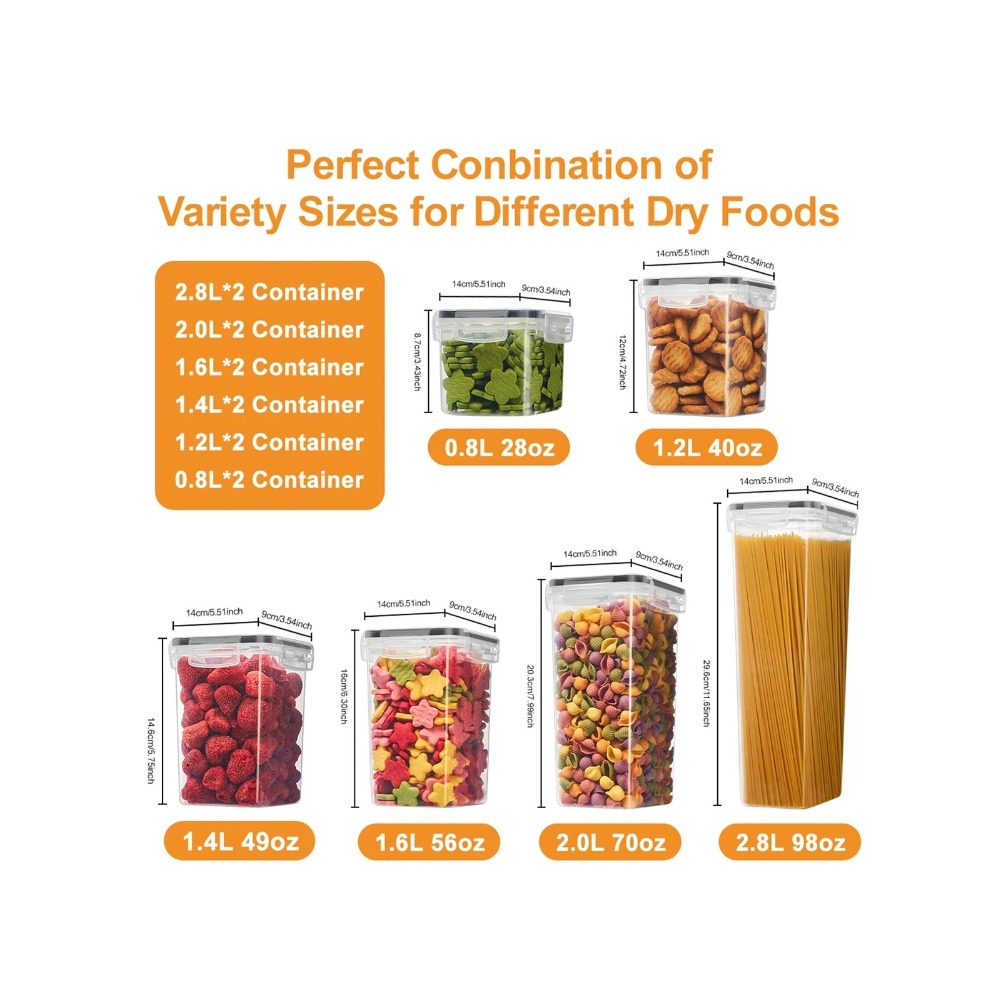 24Pcs Sealed Food Storage Cont - Meal Prep With Rice recension och pris