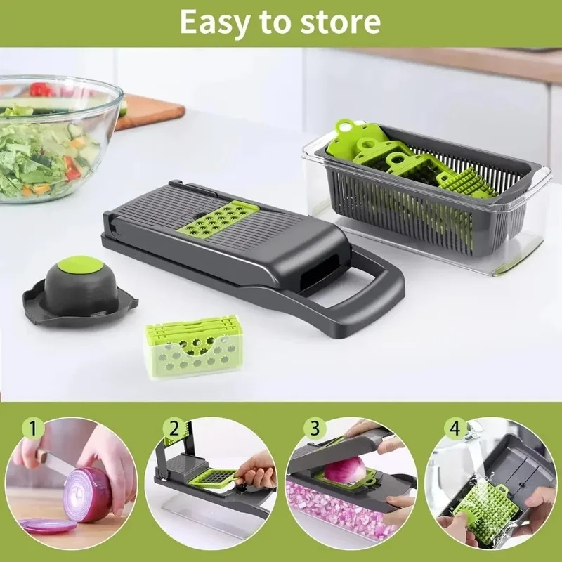 16-in-1 Vegetable Chopper Slic - Meal Prep Chef recension och pris