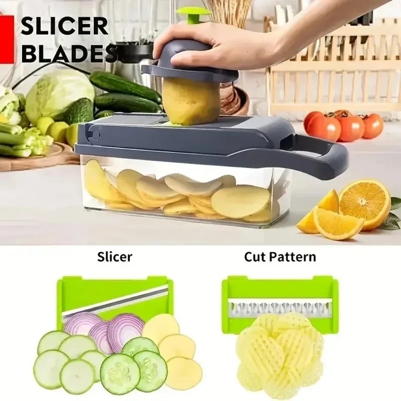 16-in-1 Vegetable Chopper Slic - Meal Prep Chef recension och pris