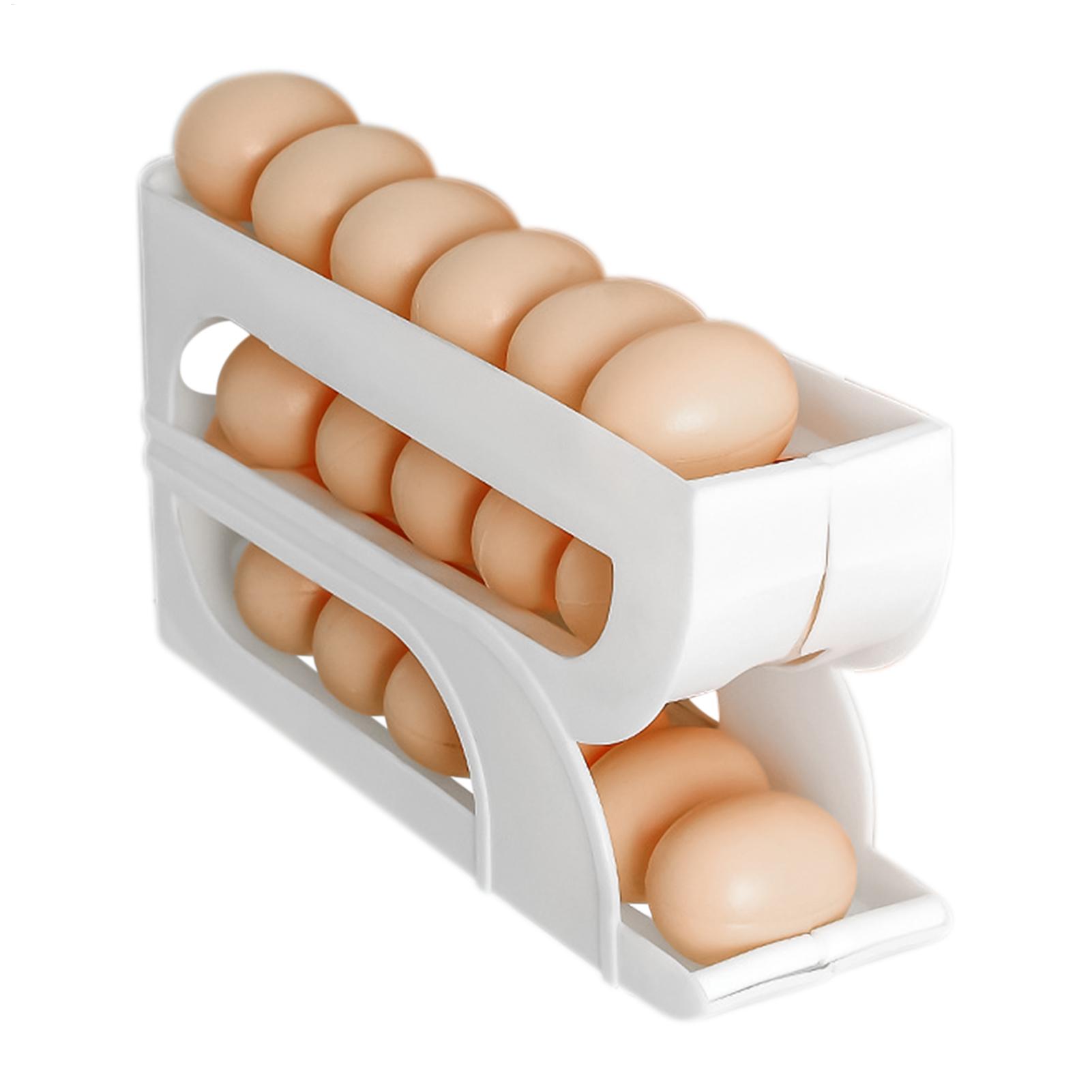 Egg Container for Refrigerator - Meal Prep Yellow recension och pris