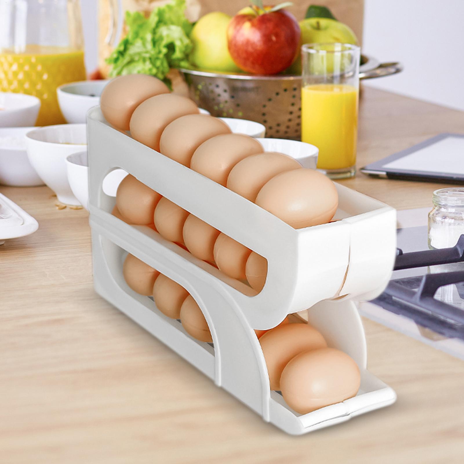 Egg Container for Refrigerator - Meal Prep Yellow recension och pris
