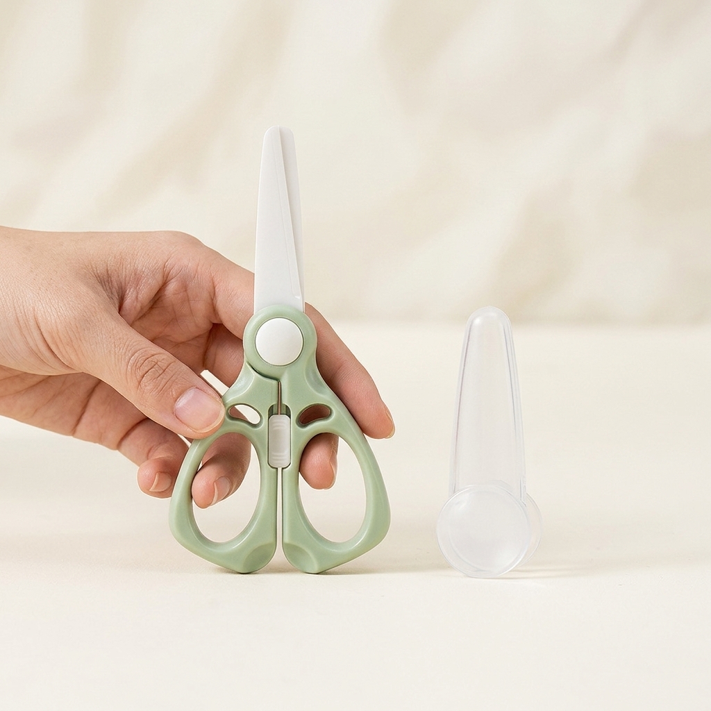1pc Baby Food Scissors Nano Ce - Meal Prep Veggie recension och pris