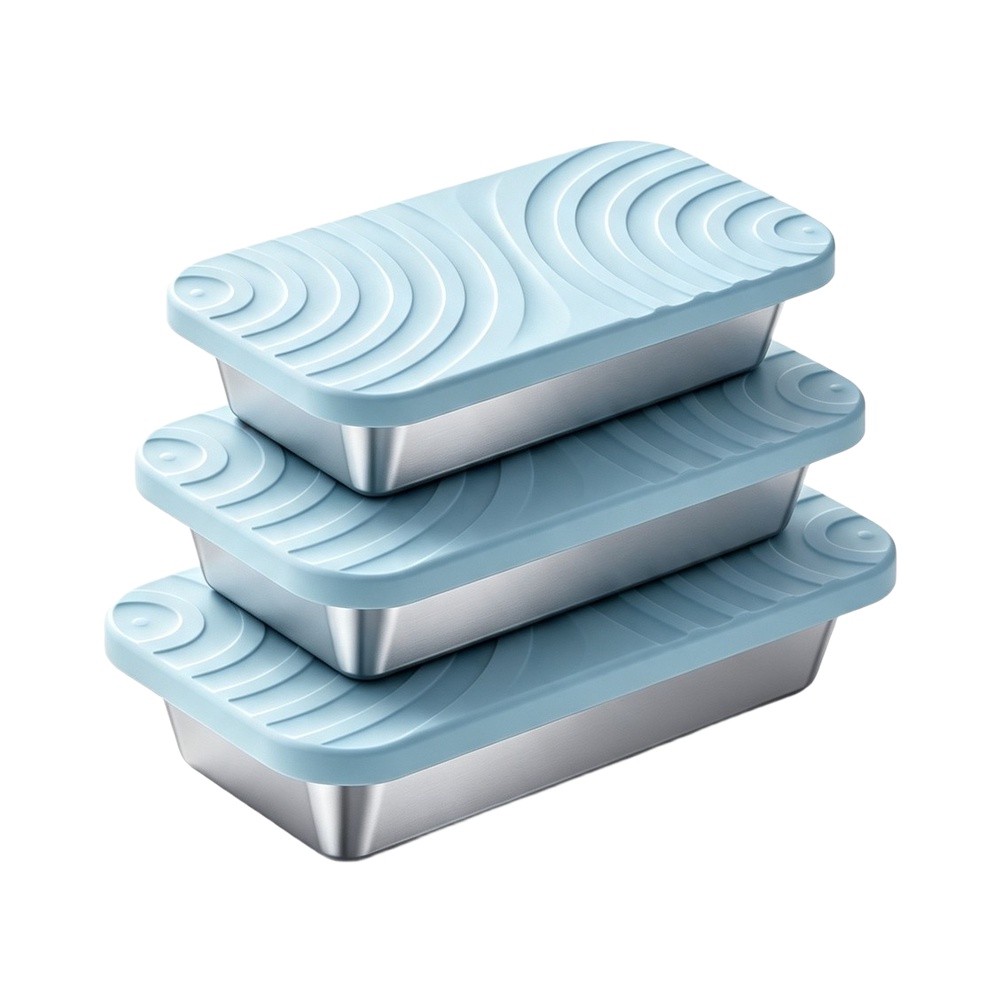 Lunch Box Set 3PCS 800ml 304 S - Meal Prep Weekly recension och pris