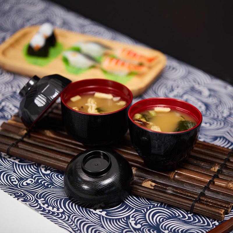 2 Tone Miso Soup Bowl with Lid - Meal Prep With Rice recension och pris