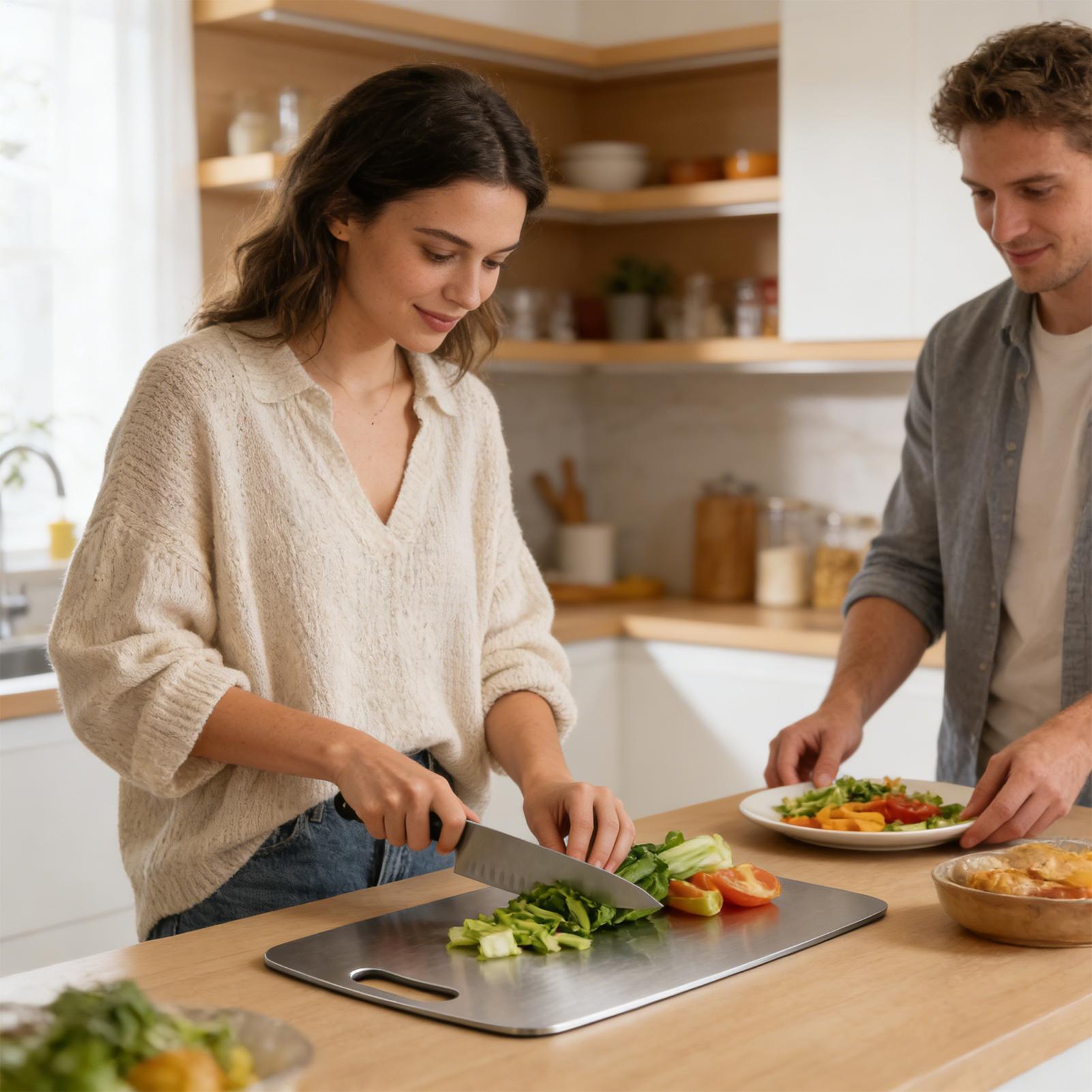 Stainless Steel Cutting Boards - Meal Prep Chicken recension och pris