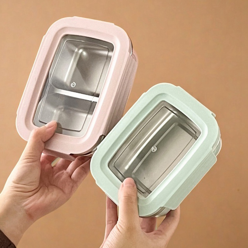 304 Stainless Steel Divided Be - Stainless Bento Box recension och pris