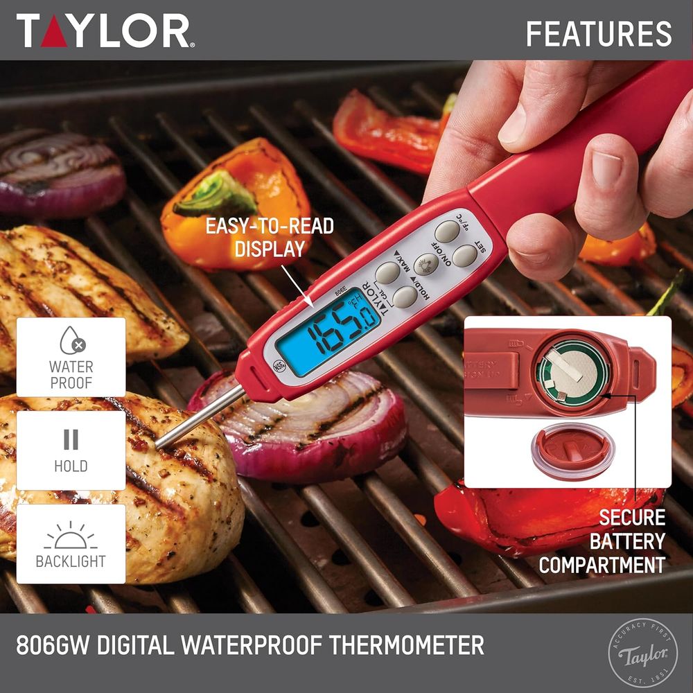 Digital Read Meat Thermometer  - Meal Prep Chicken recension och pris