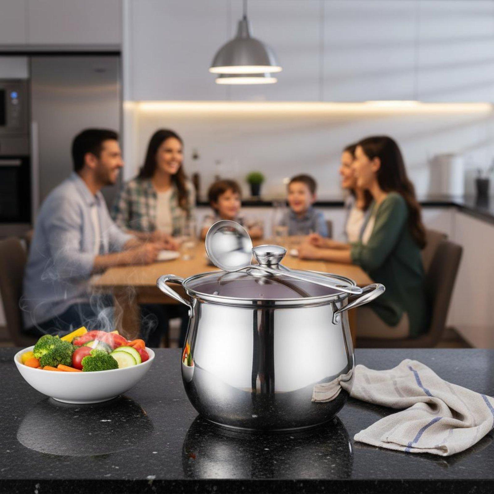 Large 32cm Stainless Steel Ste - Meal Prep Chicken recension och pris