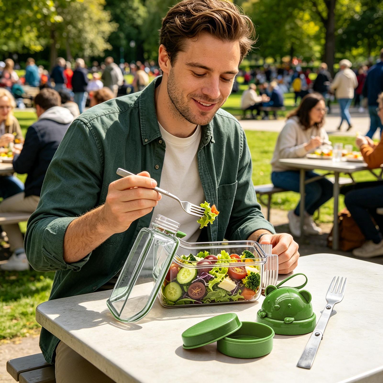 Meal Prep Jars Portable Leak-P - Meal Prep Gym Food recension och pris