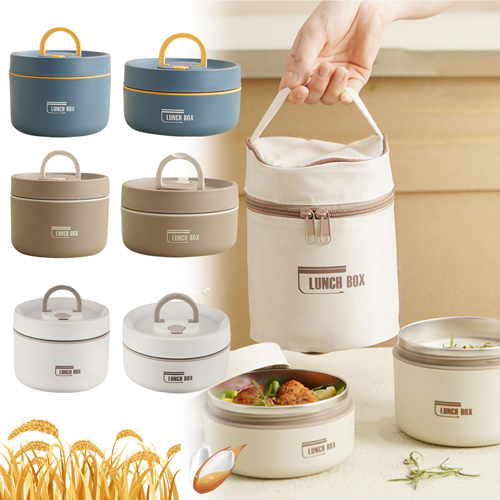 Thermal Lunch Box Stainless St - Stainless Bento Box recension och pris