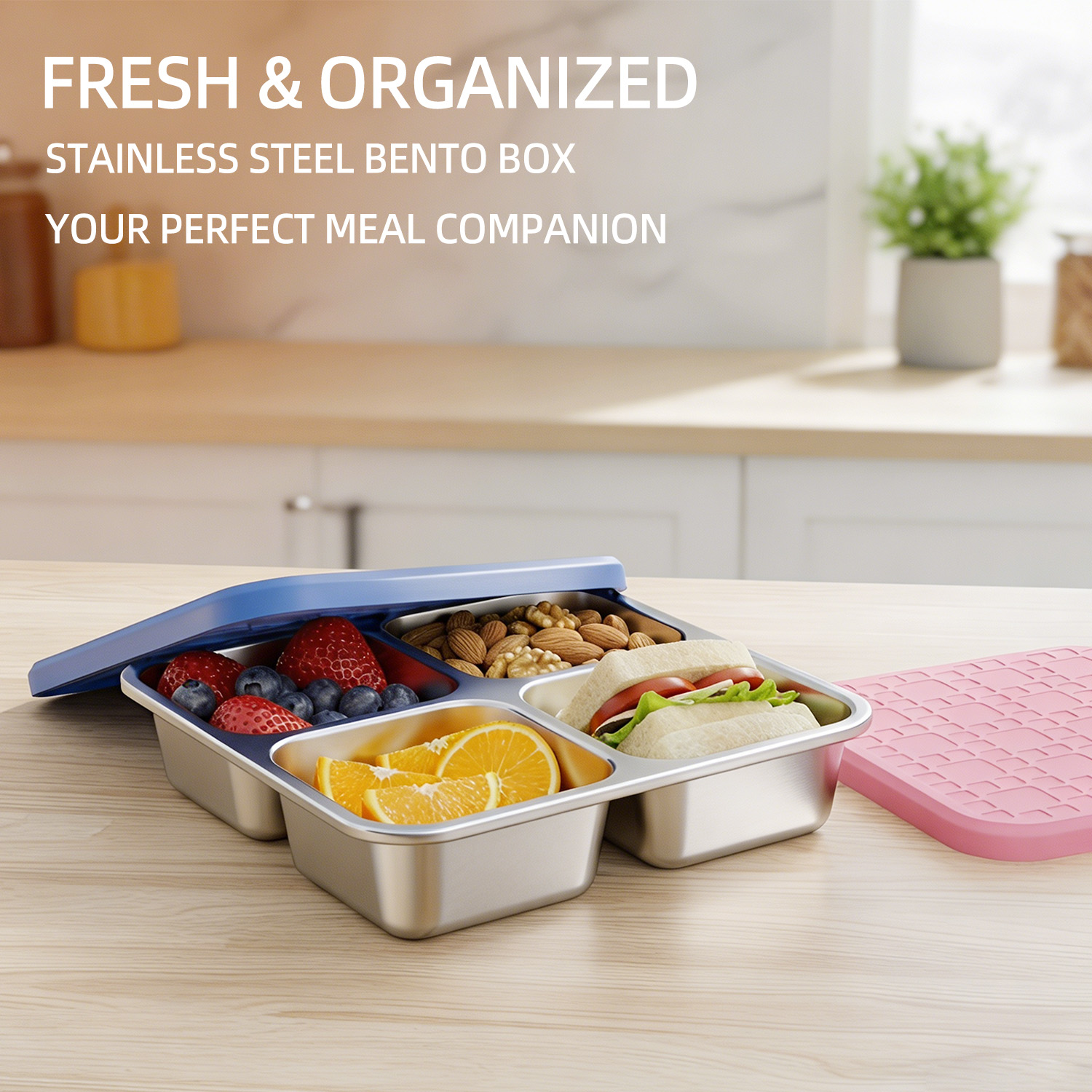 304 Stainless Steel Divided Lu - Stainless Bento Box recension och pris