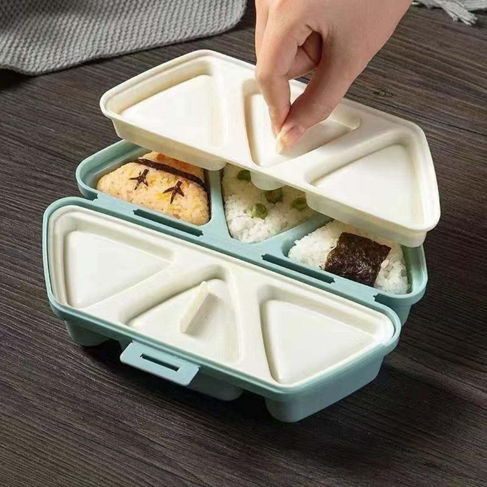 6-Cavity Triangle Onigiri Mold - Meal Prep With Rice recension och pris