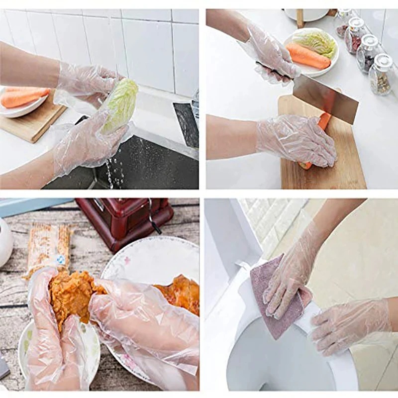 Clear Disposable Gloves Transp - Meal Prep Chef recension och pris