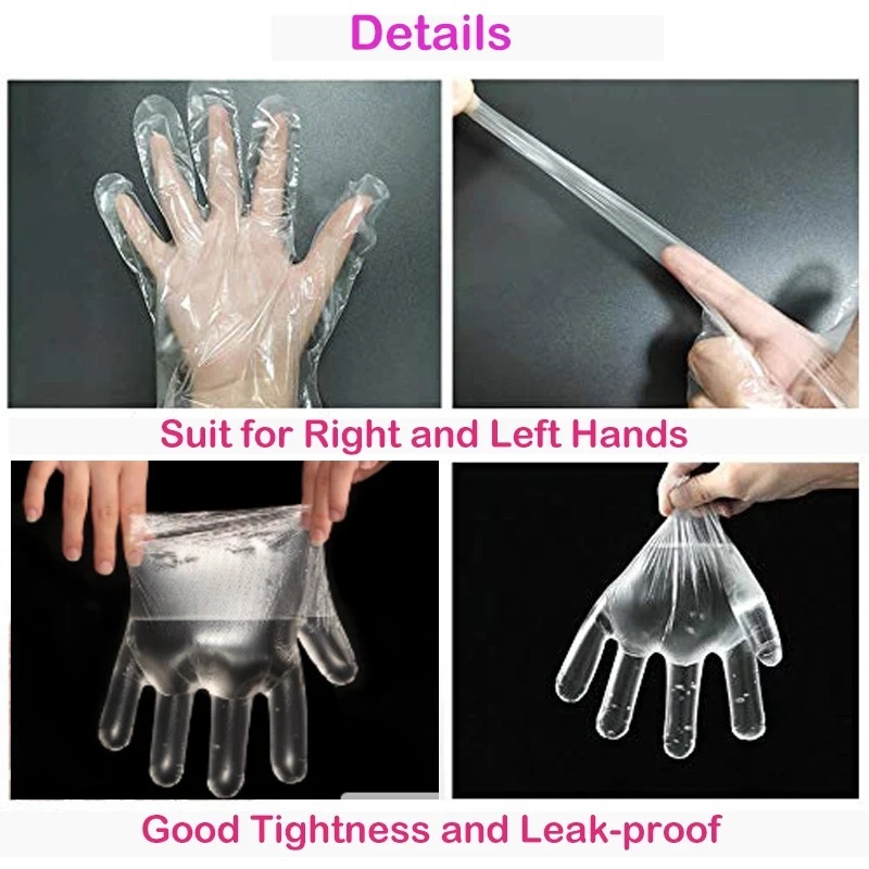 Clear Disposable Gloves Transp - Meal Prep Chef recension och pris